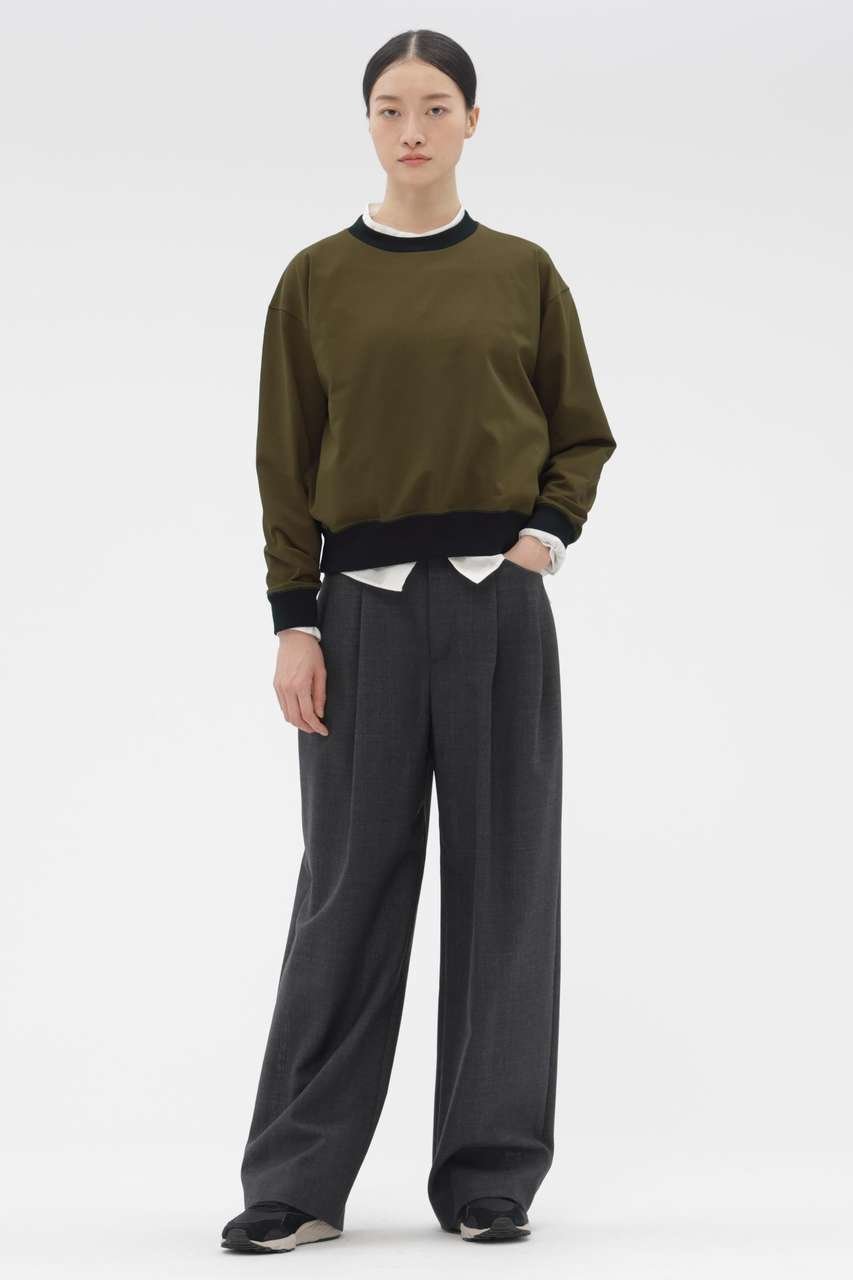 【マーガレットハウエル/MARGARET HOWELL】のHIGHDENCE POLYESTER JERSEY TOP 人気、トレンドファッション・服の通販 founy(ファニー) 　ファッション　Fashion　レディースファッション　Fashion for Women　トップス・カットソー　Cut & Sew Tops　シャツ・ブラウス・オフィスカジュアル　Elegant Blouses & Button-Ups　ロングTシャツ・Tシャツ　Longline T-Shirts & Tees　カットソー・ベーシックTシャツ　Cut-and-Sewn Tops / Stretch Tees & Basics　コレクション　Collection, Seasonal Line　ショルダー　Shoulder, Shoulder Strap　シンプル　Simple, Minimal　スリーブ　Sleeve, Long Sleeve / Short Sleeve　ドロップ　Drop Shoulder, Dropped Style　マーガレット　Marguerite, Daisy Pattern　ロング　Long, Long-Length　夏　Summer　新作・新入荷　New Arrivals / New In　other-2|ID: prp329100004873917 ipo3291000000036353704