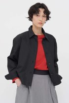 【マーガレットハウエル/MARGARET HOWELL】のCOTTON NYLON POPLIN SHIRT ブラック|ID: prp329100004873922 ipo3291000000036392706