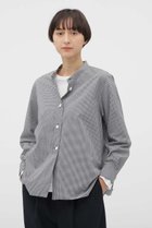【マーガレットハウエル/MARGARET HOWELL】のCOTTON CHECK SHIRT 人気、トレンドファッション・服の通販 founy(ファニー) ファッション Fashion レディースファッション Fashion for Women トップス・カットソー Cut & Sew Tops シャツ・ブラウス・オフィスカジュアル Elegant Blouses & Button-Ups スリーブ Sleeve, Long Sleeve / Short Sleeve チェック Check, Plaid, Tartan バランス Balance, Style Balance モノトーン Monotone, Black and White ロング Long, Long-Length 定番 Standard, Basic Item 新作・新入荷 New Arrivals / New In thumbnail ブラック|ID: prp329100004873934 ipo3291000000036353851