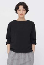 【マーガレットハウエル/MARGARET HOWELL】のTOUGH COTTON JERSEY TOP 人気、トレンドファッション・服の通販 founy(ファニー) ファッション Fashion レディースファッション Fashion for Women トップス・カットソー Cut & Sew Tops シャツ・ブラウス・オフィスカジュアル Elegant Blouses & Button-Ups ロングTシャツ・Tシャツ Longline T-Shirts & Tees カットソー・ベーシックTシャツ Cut-and-Sewn Tops / Stretch Tees & Basics ショルダー Shoulder, Shoulder Strap スリーブ Sleeve, Long Sleeve / Short Sleeve バランス Balance, Style Balance ロング Long, Long-Length 新作・新入荷 New Arrivals / New In thumbnail ブラック|ID: prp329100004873940 ipo3291000000036353896