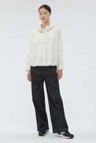 【マーガレットハウエル/MARGARET HOWELL】のORGANIC COTTON DENIM TROUSERS ブラック|ID: prp329100004873945 ipo3291000000036411617