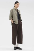 【マーガレットハウエル/MARGARET HOWELL】のCOTTON TWILL TROUSERS ブラウン|ID: prp329100004873959 ipo3291000000036354035