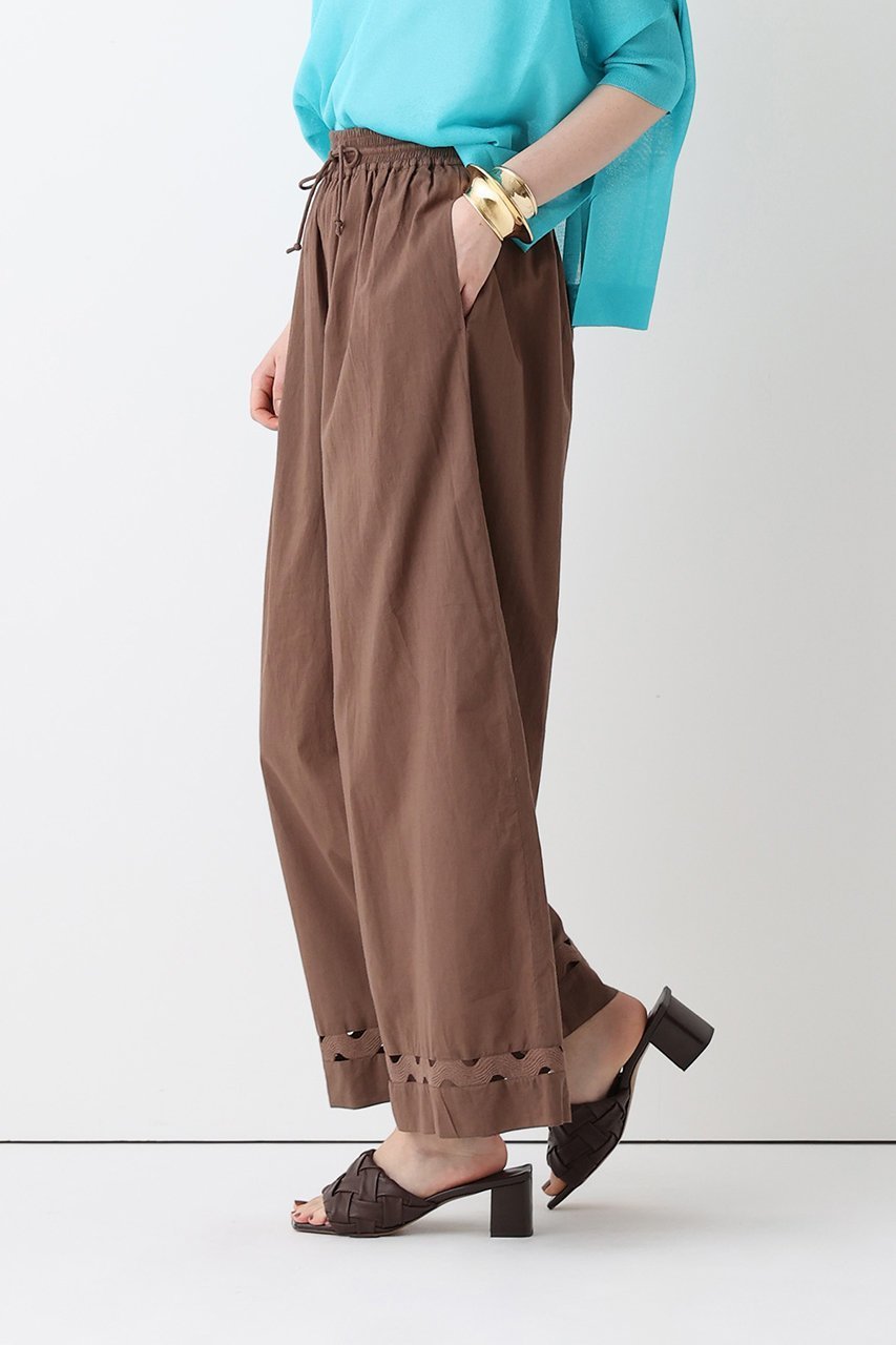 【アルアバイル/allureville】のウェーブレースイージーパンツ 人気、トレンドファッション・服の通販 founy(ファニー) 　ファッション　Fashion　レディースファッション　Fashion for Women　パンツ　Pants & Trousers　インド　Indian Textile　ウェーブ　Wavy Pattern　オーガニック　Organic Cotton　レース　Lace, Lace Fabric　夏　Summer　other-6|ID: prp329100004873964 ipo3291000000036957946