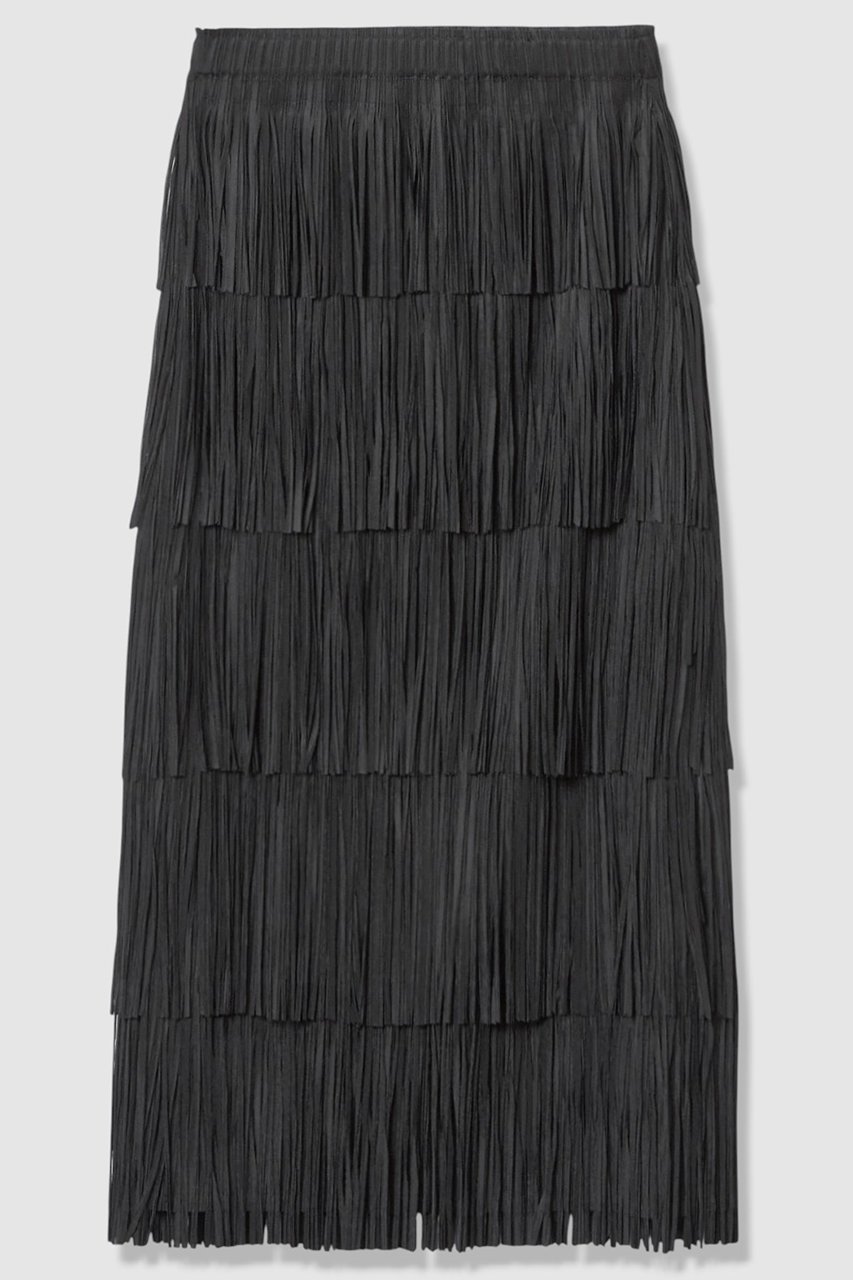 【アルアバイル/allureville】のプリーツフリンジスカート インテリア・キッズ・メンズ・レディースファッション・服の通販 founy(ファニー) 　ファッション　Fashion　レディースファッション　Fashion for Women　スカート　Skirts　ロングスカート　Long Skirts / Maxi & Midi Skirts　シンプル　Simple, Minimal　セットアップ　Set-Up, Coordinated Outfit　フリンジ　Fringe, Tassel　プリーツ　Pleats, Pleated　ボトム　Bottoms, Lower Wear　ランダム　Random, Irregular　ロング　Long, Long-Length　新作・新入荷　New Arrivals / New In　ブラック|ID: prp329100004873968 ipo3291000000036354118