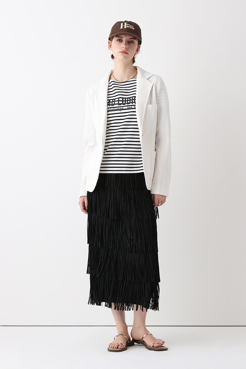 【アルアバイル/allureville】のプリーツフリンジスカート 人気、トレンドファッション・服の通販 founy(ファニー) 　ファッション　Fashion　レディースファッション　Fashion for Women　スカート　Skirts　ロングスカート　Long Skirts / Maxi & Midi Skirts　シンプル　Simple, Minimal　セットアップ　Set-Up, Coordinated Outfit　フリンジ　Fringe, Tassel　プリーツ　Pleats, Pleated　ボトム　Bottoms, Lower Wear　ランダム　Random, Irregular　ロング　Long, Long-Length　新作・新入荷　New Arrivals / New In　other-5|ID: prp329100004873968 ipo3291000000036354127