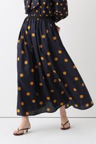 【アルアバイル/allureville】のポルカドットスカート ネイビー|ID: prp329100004873970 ipo3291000000036895579