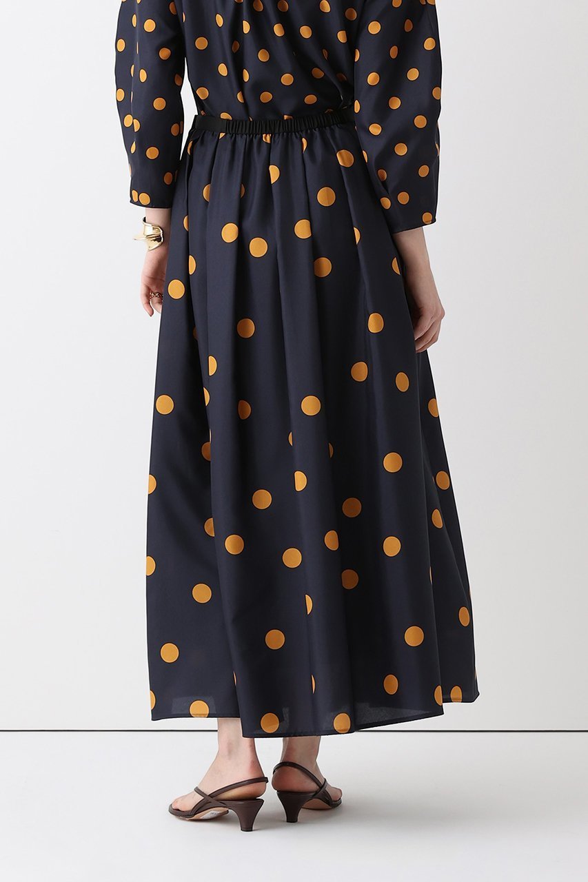 【アルアバイル/allureville】のポルカドットスカート 大人の最旬トレンドファッション＆コーディネート founy(ファウニー) 　ファッション　Fashion　レディースファッション　Fashion for Women　スカート　Skirts　ロングスカート　Long Skirts / Maxi & Midi Skirts　シンプル　Simple, Minimal　ドット　Polka Dot, Dot Pattern　ロング　Long, Long-Length　エレガント 上品　Elegant　other-4|ID: prp329100004873970 ipo3291000000037239394