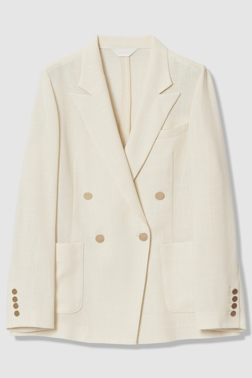 【アルアバイル/allureville】のトリッカーカラミダブルジャケット インテリア・キッズ・メンズ・レディースファッション・服の通販 founy(ファニー) 　ファッション　Fashion　レディースファッション　Fashion for Women　アウター　Coat / Outerwear Collection　レディースジャケット・軽アウター　Jackets　ジャケット　Jacket, Outerwear　デニム　Denim, Jeans Material　ボトム　Bottoms, Lower Wear　マニッシュ　Mannish, Boyish　羽織　Haori, Light Jacket　ホワイト|ID: prp329100004873974 ipo3291000000036932408