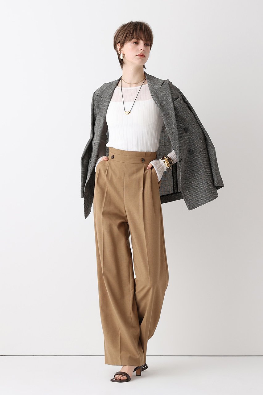 【アルアバイル/allureville】のトリッカーカラミダブルジャケット 大人の最旬トレンドファッション＆コーディネート founy(ファウニー) 　ファッション　Fashion　レディースファッション　Fashion for Women　アウター　Coat / Outerwear Collection　レディースジャケット・軽アウター　Jackets　ジャケット　Jacket, Outerwear　デニム　Denim, Jeans Material　ボトム　Bottoms, Lower Wear　マニッシュ　Mannish, Boyish　羽織　Haori, Light Jacket　other-3|ID: prp329100004873974 ipo3291000000036945523