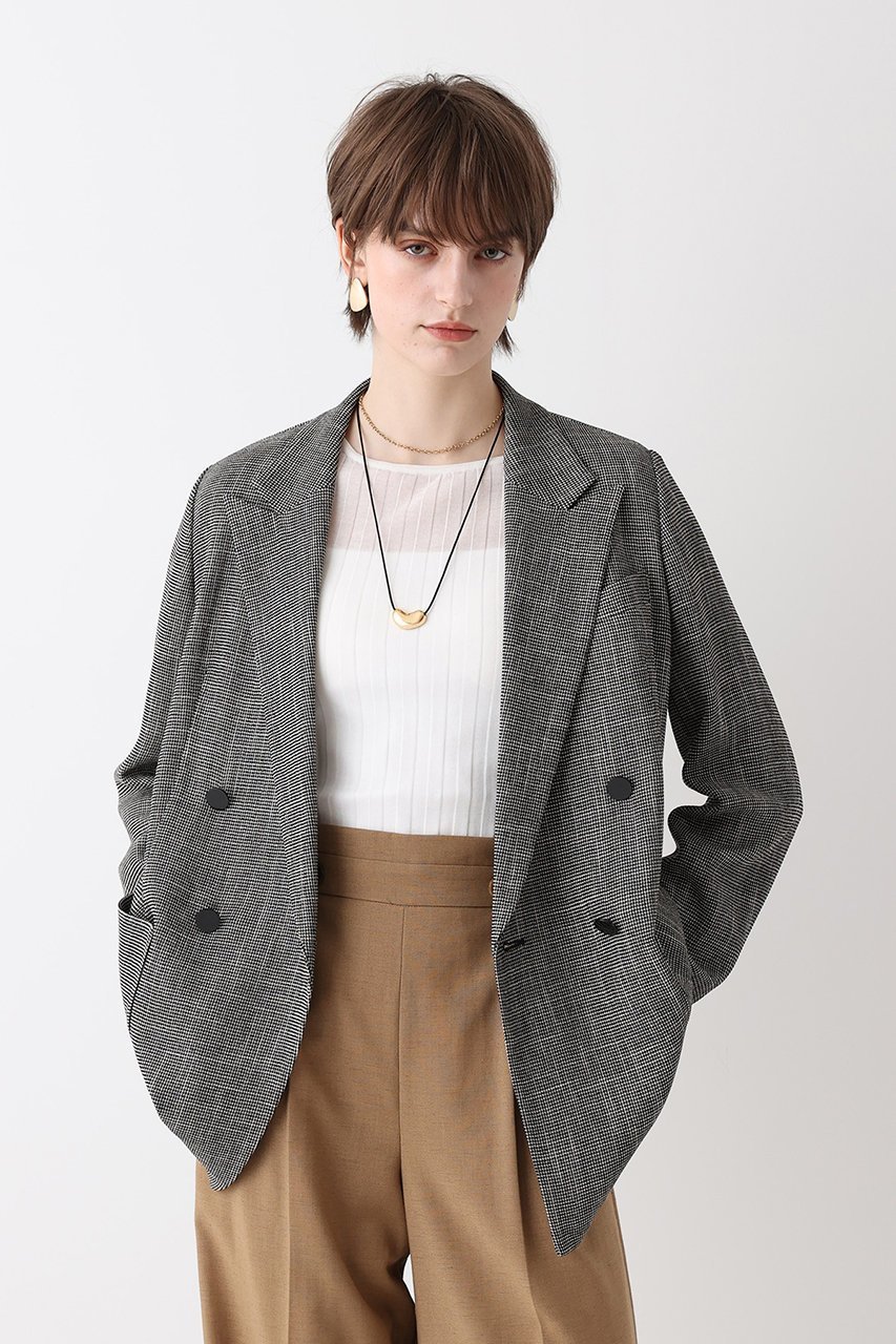 【アルアバイル/allureville】のトリッカーカラミダブルジャケット 人気、トレンドファッション・服の通販 founy(ファニー) 　ファッション　Fashion　レディースファッション　Fashion for Women　アウター　Coat / Outerwear Collection　レディースジャケット・軽アウター　Jackets　ジャケット　Jacket, Outerwear　デニム　Denim, Jeans Material　ボトム　Bottoms, Lower Wear　マニッシュ　Mannish, Boyish　新作・新入荷　New Arrivals / New In　羽織　Haori, Light Jacket　 other-1|ID: prp329100004873975 ipo3291000000036354161