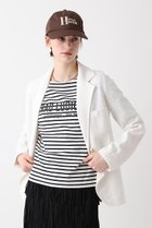 【アルアバイル/allureville】のカノコストレッチニットジャケット オフホワイト|ID: prp329100004873977 ipo3291000000036354179