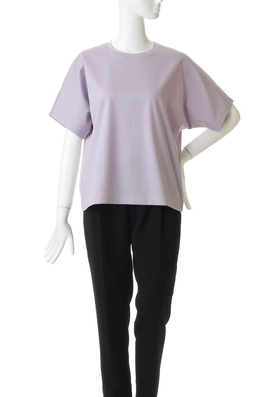 【エブール/ebure】のスーピマコットンスタンダード クルーネックカットソー 人気、トレンドファッション・服の通販 founy(ファニー) 　ファッション　Fashion　レディースファッション　Fashion for Women　トップス・カットソー　Cut & Sew Tops　シャツ・ブラウス・オフィスカジュアル　Elegant Blouses & Button-Ups　ロングTシャツ・Tシャツ　Longline T-Shirts & Tees　カットソー・ベーシックTシャツ　Cut-and-Sewn Tops / Stretch Tees & Basics　ショート　Short, Short Length　シルケット　Silket, Silky Cotton　スリーブ　Sleeve, Long Sleeve / Short Sleeve　ボトム　Bottoms, Lower Wear　定番　Standard, Basic Item　新作・新入荷　New Arrivals / New In　other-2|ID: prp329100004873980 ipo3291000000036354206