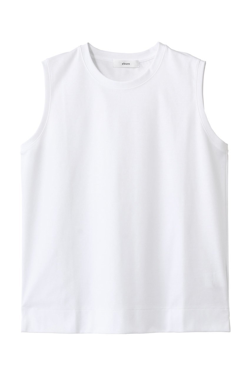 【エブール/ebure】のスーピマコットンスタンダード ノースリーブトップス 人気、トレンドファッション・服の通販 founy(ファニー) 　ファッション　Fashion　レディースファッション　Fashion for Women　トップス・カットソー　Cut & Sew Tops　キャミソール&ノースリーブ　Camisoles & Sleeveless Tops　シャツ・ブラウス・オフィスカジュアル　Elegant Blouses & Button-Ups　ロングTシャツ・Tシャツ　Longline T-Shirts & Tees　カットソー・ベーシックTシャツ　Cut-and-Sewn Tops / Stretch Tees & Basics　キャミソール　Camisole, Spaghetti Strap Top　シルケット　Silket, Silky Cotton　タンク　Tank Top, Sleeveless Top　バランス　Balance, Style Balance　定番　Standard, Basic Item　新作・新入荷　New Arrivals / New In　 other-1|ID: prp329100004873983 ipo3291000000036354215