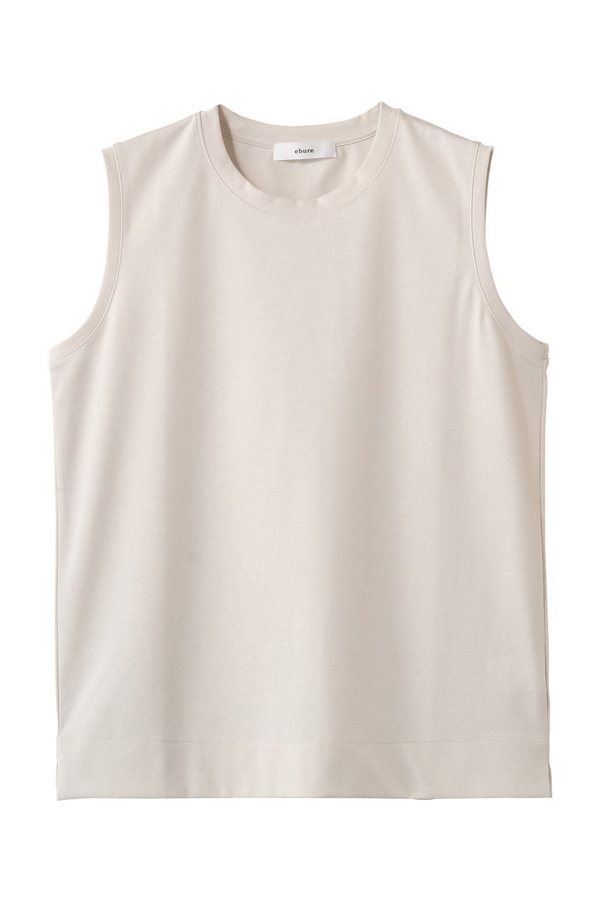 【エブール/ebure】のスーピマコットンスタンダード ノースリーブトップス インテリア・キッズ・メンズ・レディースファッション・服の通販 founy(ファニー) 　ファッション　Fashion　レディースファッション　Fashion for Women　トップス・カットソー　Cut & Sew Tops　キャミソール&ノースリーブ　Camisoles & Sleeveless Tops　シャツ・ブラウス・オフィスカジュアル　Elegant Blouses & Button-Ups　ロングTシャツ・Tシャツ　Longline T-Shirts & Tees　カットソー・ベーシックTシャツ　Cut-and-Sewn Tops / Stretch Tees & Basics　キャミソール　Camisole, Spaghetti Strap Top　シルケット　Silket, Silky Cotton　タンク　Tank Top, Sleeveless Top　バランス　Balance, Style Balance　定番　Standard, Basic Item　新作・新入荷　New Arrivals / New In　ベージュ|ID: prp329100004873983 ipo3291000000036354219