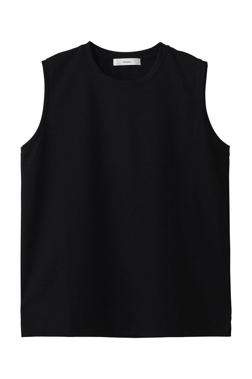 【エブール/ebure】のスーピマコットンスタンダード ノースリーブトップス インテリア・キッズ・メンズ・レディースファッション・服の通販 founy(ファニー) 　ファッション　Fashion　レディースファッション　Fashion for Women　トップス・カットソー　Cut & Sew Tops　キャミソール&ノースリーブ　Camisoles & Sleeveless Tops　シャツ・ブラウス・オフィスカジュアル　Elegant Blouses & Button-Ups　ロングTシャツ・Tシャツ　Longline T-Shirts & Tees　カットソー・ベーシックTシャツ　Cut-and-Sewn Tops / Stretch Tees & Basics　キャミソール　Camisole, Spaghetti Strap Top　シルケット　Silket, Silky Cotton　タンク　Tank Top, Sleeveless Top　バランス　Balance, Style Balance　定番　Standard, Basic Item　新作・新入荷　New Arrivals / New In　ブラック|ID: prp329100004873983 ipo3291000000036354224
