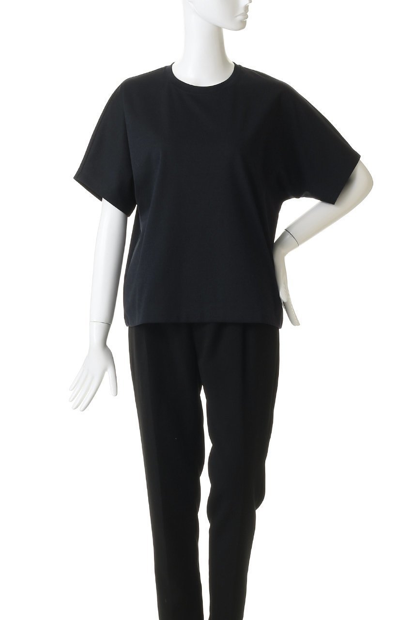 【エブール/ebure】のスーピマコットンスタンダード クルーネックカットソー 人気、トレンドファッション・服の通販 founy(ファニー) 　ファッション　Fashion　レディースファッション　Fashion for Women　トップス・カットソー　Cut & Sew Tops　シャツ・ブラウス・オフィスカジュアル　Elegant Blouses & Button-Ups　ロングTシャツ・Tシャツ　Longline T-Shirts & Tees　カットソー・ベーシックTシャツ　Cut-and-Sewn Tops / Stretch Tees & Basics　ショート　Short, Short Length　シルケット　Silket, Silky Cotton　スリーブ　Sleeve, Long Sleeve / Short Sleeve　定番　Standard, Basic Item　新作・新入荷　New Arrivals / New In　other-2|ID: prp329100004873984 ipo3291000000036354246