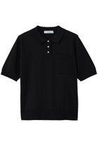 【エブール/ebure】のハイクラスコンパクトコットン ポロカラーニットトップス 人気、トレンドファッション・服の通販 founy(ファニー) ファッション Fashion レディースファッション Fashion for Women トップス・カットソー Cut & Sew Tops ニット Knit Tops & Sweaters カジュアルプルオーバー・ニットトップス Pullovers & Knit Tops / Casual Pullovers アクセサリー Fashion Accessories コンパクト Compact, Small Size スタンダード Standard, Basic ポケット Pocket, Pocket Detail 新作・新入荷 New Arrivals / New In thumbnail ブラック|ID: prp329100004873987 ipo3291000000036354260