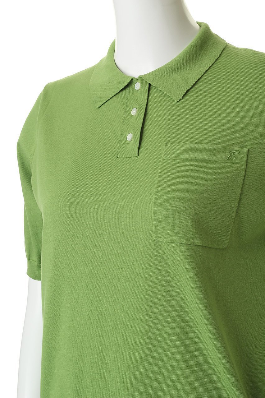 【エブール/ebure】のハイクラスコンパクトコットン ポロカラーニットトップス 人気、トレンドファッション・服の通販 founy(ファニー) 　ファッション　Fashion　レディースファッション　Fashion for Women　トップス・カットソー　Cut & Sew Tops　ニット　Knit Tops & Sweaters　カジュアルプルオーバー・ニットトップス　Pullovers & Knit Tops / Casual Pullovers　アクセサリー　Fashion Accessories　コンパクト　Compact, Small Size　スタンダード　Standard, Basic　ポケット　Pocket, Pocket Detail　新作・新入荷　New Arrivals / New In　other-5|ID: prp329100004873987 ipo3291000000036354268