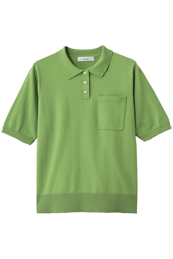 【エブール/ebure】のハイクラスコンパクトコットン ポロカラーニットトップス インテリア・キッズ・メンズ・レディースファッション・服の通販 founy(ファニー) https://founy.com/ ファッション Fashion レディースファッション Fashion for Women トップス・カットソー Cut & Sew Tops ニット Knit Tops & Sweaters カジュアルプルオーバー・ニットトップス Pullovers & Knit Tops / Casual Pullovers アクセサリー Fashion Accessories コンパクト Compact, Small Size スタンダード Standard, Basic ポケット Pocket, Pocket Detail 再入荷 Restock / Back in Stock |ID: prp329100004873987 ipo3291000000036957947