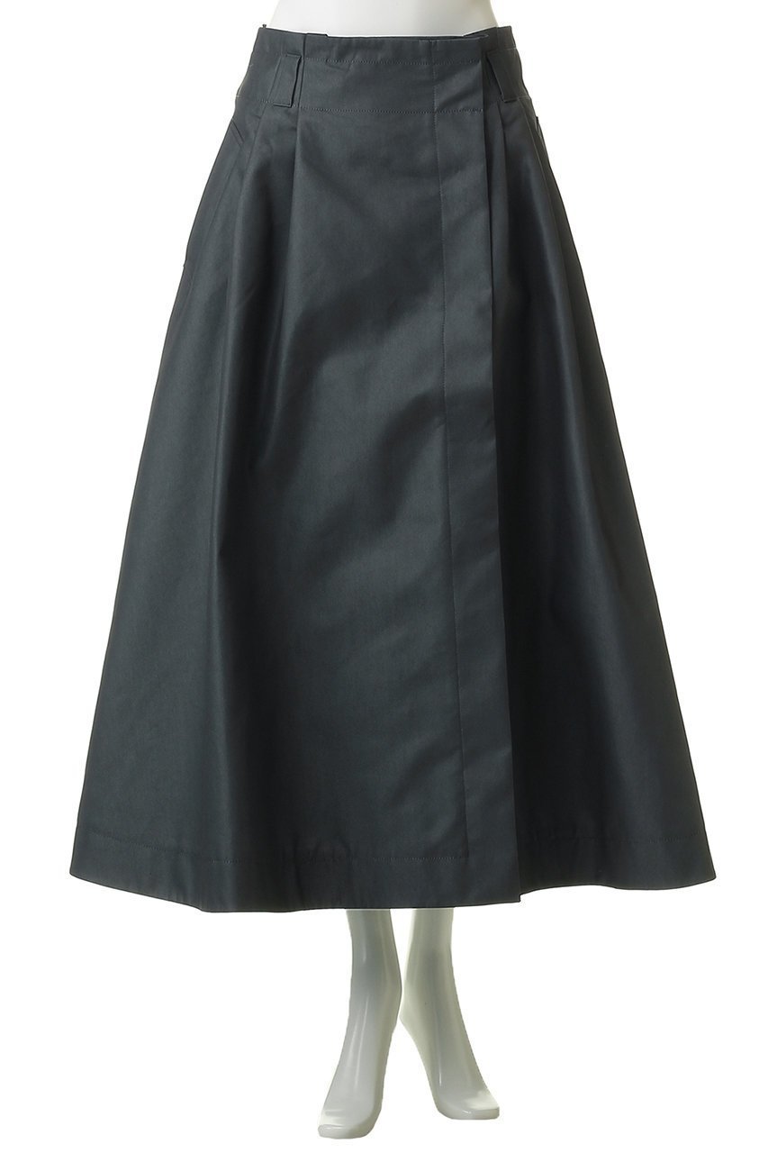 【エブール/ebure】のコットンシャンブレーツイル 巻き風フレアスカート 人気、トレンドファッション・服の通販 founy(ファニー) ファッション Fashion レディースファッション Fashion for Women スカート Skirts Aライン・フレアスカート A-Line & Flared Skirts スリット Slit, Slit Detail センター Center, Center Line トレンチ Trench, Trench Coat フレア Flare, Flared フロント Front, Front Design モダン Modern, Contemporary 新作・新入荷 New Arrivals / New In other-6|ID: prp329100004873997 ipo3291000000036354349