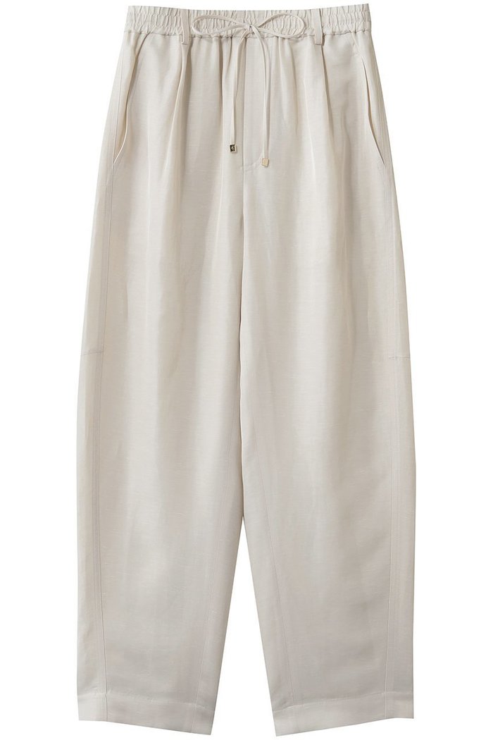 【エブール/ebure】のリネンアセテート イージーバレルパンツ インテリア・キッズ・メンズ・レディースファッション・服の通販 founy(ファニー) https://founy.com/ ファッション Fashion レディースファッション Fashion for Women パンツ Pants & Trousers サテン Satin, Glossy Fabric パッチ Patch, Appliqué ポケット Pocket, Pocket Detail リネン Linen, Linen Fabric リュクス Luxury, Elegant, High-End, Chic 新作・新入荷 New Arrivals / New In |ID: prp329100004874003 ipo3291000000036354381