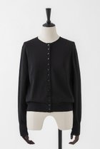 【オーヴィル/EAUVIRE】のコットンリネンカーディガン ブラック|ID: prp329100004874007 ipo3291000000036354416