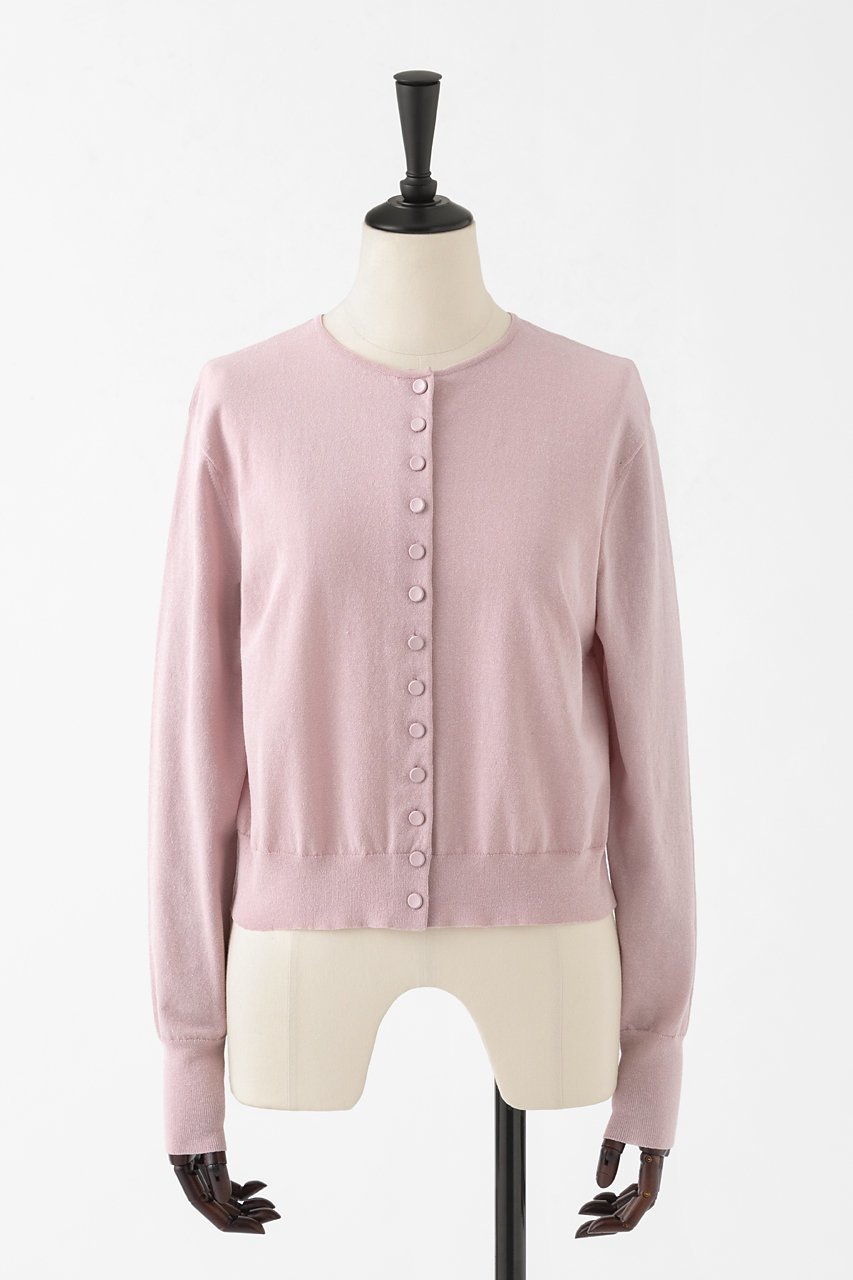 【オーヴィル/EAUVIRE】のコットンリネンカーディガン インテリア・キッズ・メンズ・レディースファッション・服の通販 founy(ファニー) ファッション Fashion レディースファッション Fashion for Women トップス・カットソー Cut & Sew Tops ニット Knit Tops & Sweaters カーディガン・羽織り Layered Style Cardigans カーディガン Cardigan, Knitwear サマー Summer, Summer Style シンプル Simple, Minimal 夏 Summer 新作・新入荷 New Arrivals / New In 日本製 Made In Japan ピンク|ID: prp329100004874007 ipo3291000000036354419
