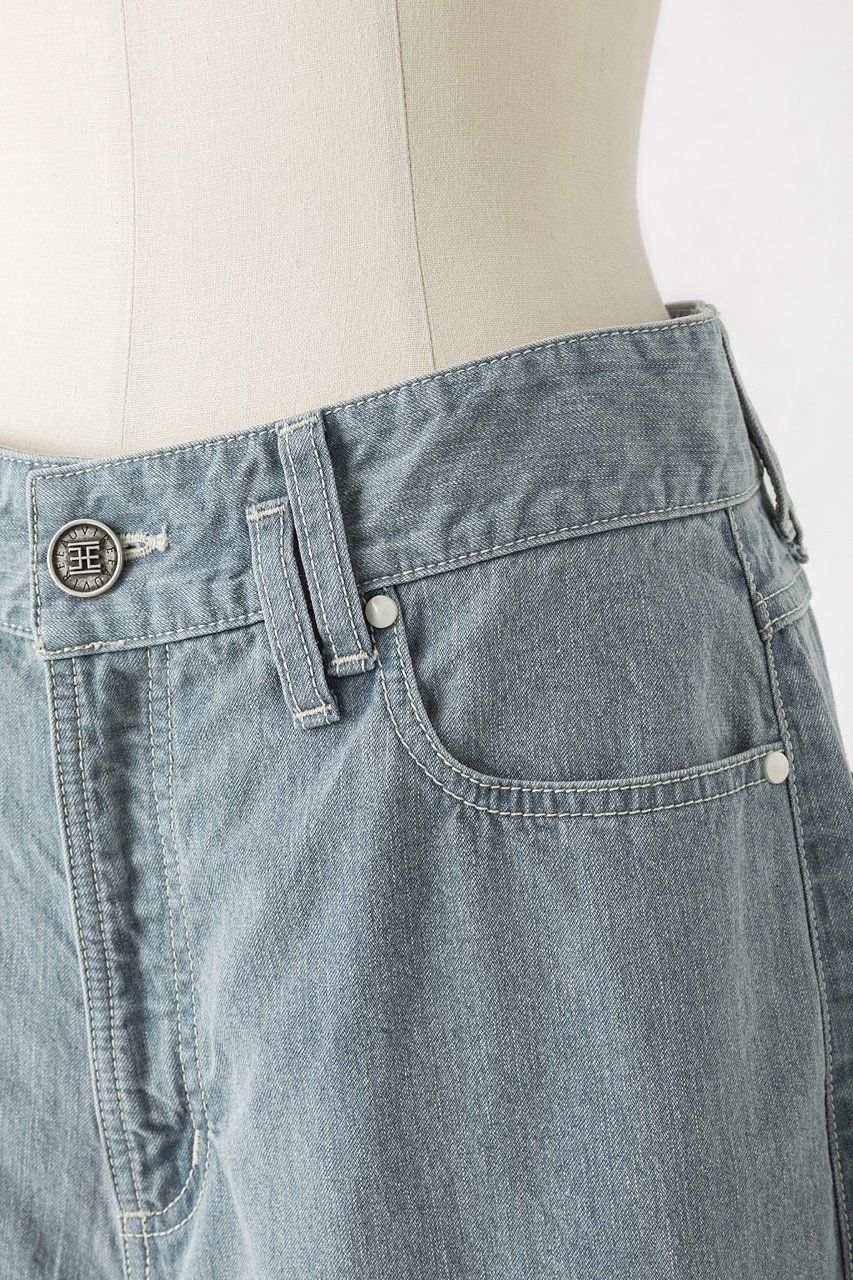 【オーヴィル/EAUVIRE】のワイドレッグデニムパンツ 人気、トレンドファッション・服の通販 founy(ファニー) ファッション Fashion レディースファッション Fashion for Women パンツ Pants & Trousers デニムパンツ・ジーンズ・美脚デニム Denim Jeans & Pants コイン Coin, Coin Design デニム Denim, Jeans Material バランス Balance, Style Balance パッチ Patch, Appliqué ブリーチ Bleach, Washed Finish ワイド Wide, Wide Fit 新作・新入荷 New Arrivals / New In 日本製 Made In Japan other-4|ID: prp329100004874008 ipo3291000000036354442