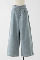 【オーヴィル/EAUVIRE】のワイドレッグデニムパンツ 人気、トレンドファッション・服の通販 founy(ファニー) ファッション Fashion レディースファッション Fashion for Women パンツ Pants & Trousers デニムパンツ・ジーンズ・美脚デニム Denim Jeans & Pants コイン Coin, Coin Design デニム Denim, Jeans Material バランス Balance, Style Balance パッチ Patch, Appliqué ブリーチ Bleach, Washed Finish ワイド Wide, Wide Fit 新作・新入荷 New Arrivals / New In 日本製 Made In Japan thumbnail ライトインディゴ|ID: prp329100004874009 ipo3291000000036354436