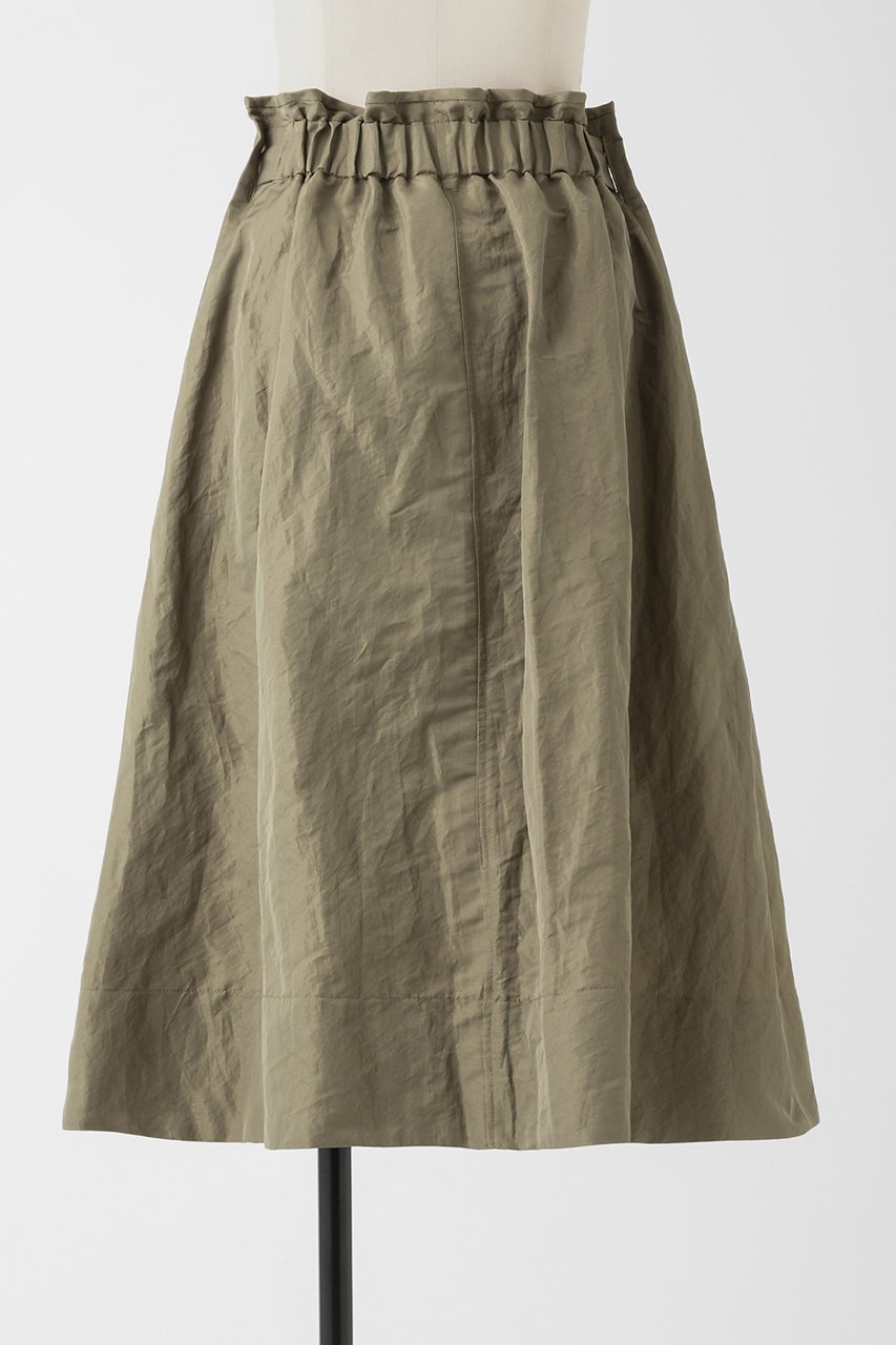 【オーヴィル/EAUVIRE】のシャイニーベルテッドスカート 人気、トレンドファッション・服の通販 founy(ファニー) 　ファッション　Fashion　レディースファッション　Fashion for Women　スカート　Skirts　イタリア　Italy　ギャザー　Gathered, Ruffled　タンブラー　Tumbler, Travel Mug　フレア　Flare, Flared　ミドル　Middle Length, Mid Height　メタリック　Metallic, Shiny Finish　エレガント 上品　Elegant　新作・新入荷　New Arrivals / New In　other-3|ID: prp329100004874010 ipo3291000000036354459