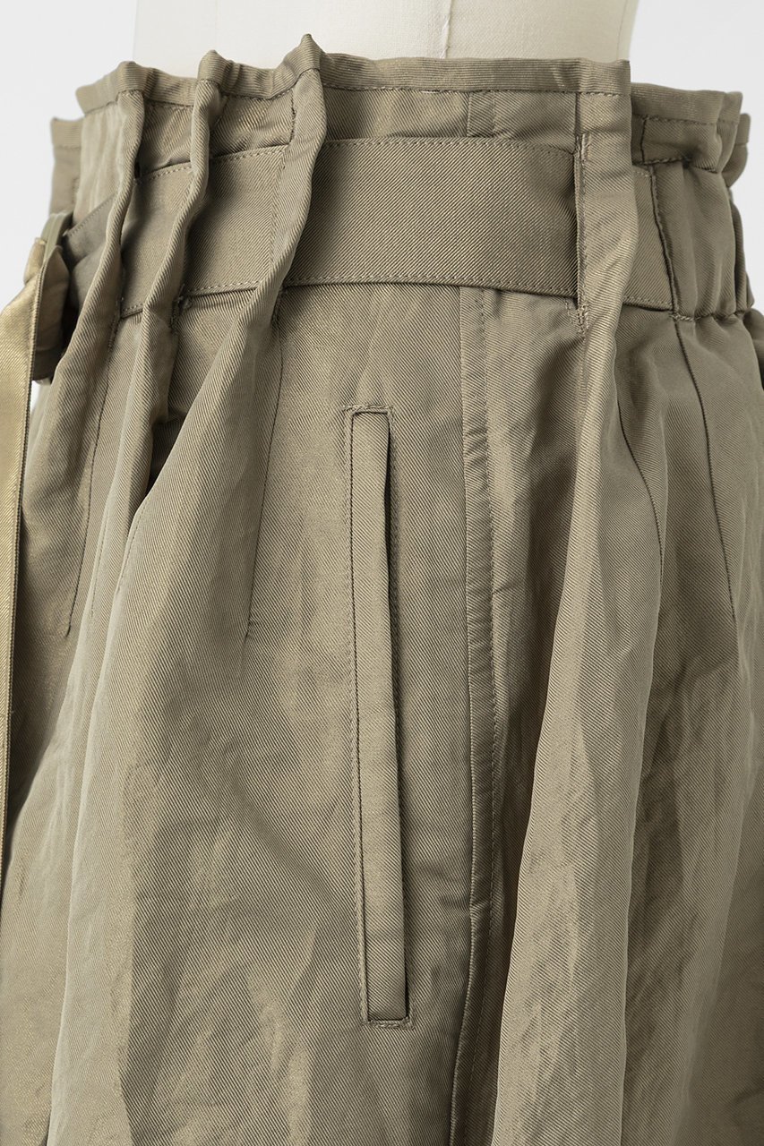 【オーヴィル/EAUVIRE】のシャイニーベルテッドスカート 人気、トレンドファッション・服の通販 founy(ファニー) 　ファッション　Fashion　レディースファッション　Fashion for Women　スカート　Skirts　イタリア　Italy　ギャザー　Gathered, Ruffled　タンブラー　Tumbler, Travel Mug　フレア　Flare, Flared　ミドル　Middle Length, Mid Height　メタリック　Metallic, Shiny Finish　エレガント 上品　Elegant　新作・新入荷　New Arrivals / New In　other-5|ID: prp329100004874010 ipo3291000000036354463