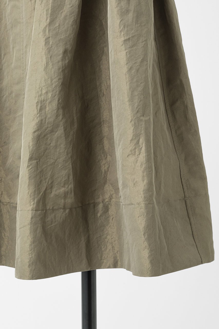 【オーヴィル/EAUVIRE】のシャイニーベルテッドスカート 人気、トレンドファッション・服の通販 founy(ファニー) 　ファッション　Fashion　レディースファッション　Fashion for Women　スカート　Skirts　イタリア　Italy　ギャザー　Gathered, Ruffled　タンブラー　Tumbler, Travel Mug　フレア　Flare, Flared　ミドル　Middle Length, Mid Height　メタリック　Metallic, Shiny Finish　エレガント 上品　Elegant　新作・新入荷　New Arrivals / New In　other-6|ID: prp329100004874010 ipo3291000000036354465