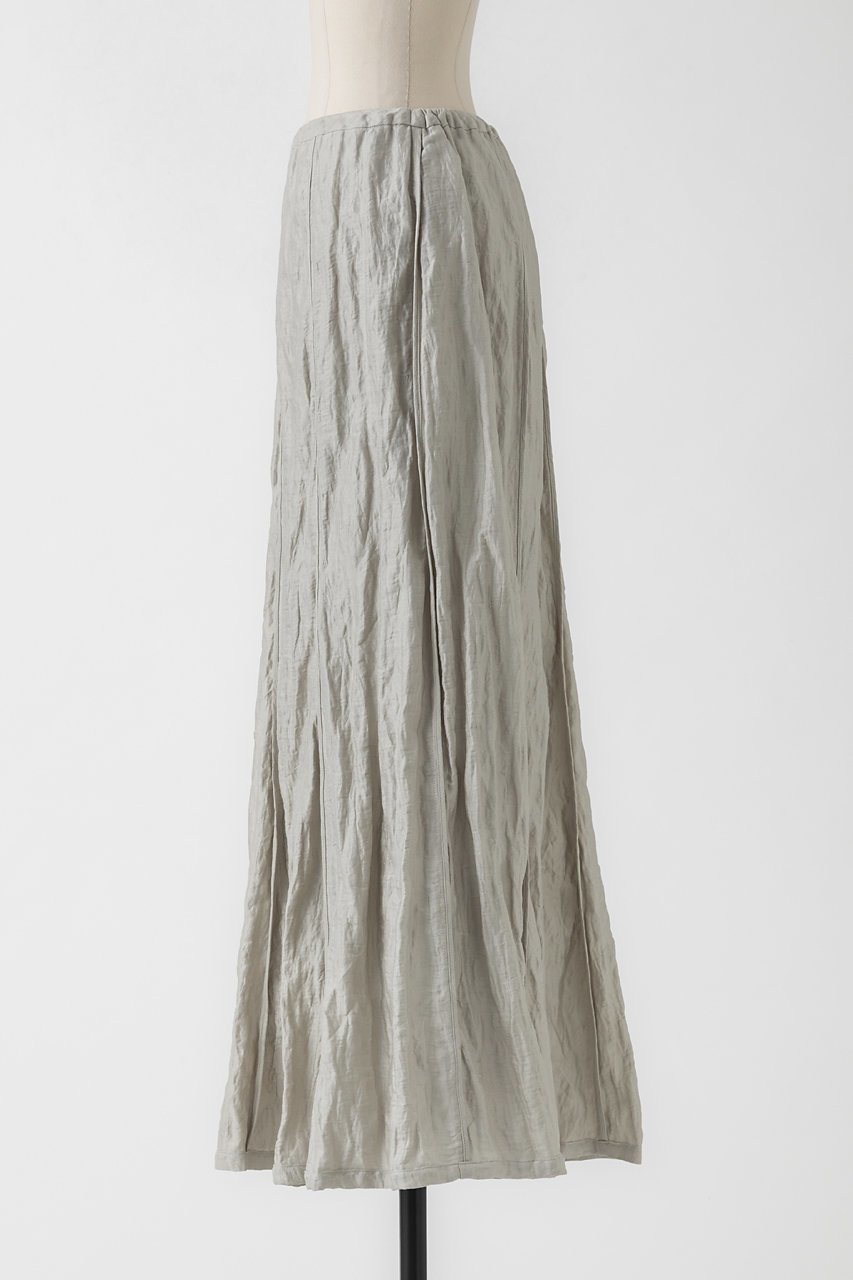 【オーヴィル/EAUVIRE】のメタルワッシャーマキシスカート 人気、トレンドファッション・服の通販 founy(ファニー) ファッション Fashion レディースファッション Fashion for Women スカート Skirts ロングスカート Long Skirts / Maxi & Midi Skirts イタリア Italy シャンブレー Chambray, Denim-Like Fabric シルク Silk, 100% Silk パイピング Piping, Trim Design メタル Metal, Metal Parts ラグジュアリー Luxury, Elegant ロング Long, Long-Length ワッシャー Washer, Crinkled Finish 新作・新入荷 New Arrivals / New In other-2|ID: prp329100004874013 ipo3291000000036354474