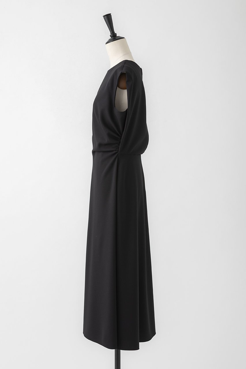 【オーヴィル/EAUVIRE】のドレープドレス 人気、トレンドファッション・服の通販 founy(ファニー) 　ファッション　Fashion　レディースファッション　Fashion for Women　ワンピース　Dresses　フォーマル・パーティードレス・結婚式用ドレス　Elegant & Casual Dresses　チュニック　Tunic Tops & Dresses　ジョーゼット　Georgette, Semi-Sheer Fabric　チュニック　Tunic, Long Top　ドレープ　Drape, Draping Fabric　ヴィンテージ　Vintage Style　新作・新入荷　New Arrivals / New In　日本製　Made In Japan　other-2|ID: prp329100004874021 ipo3291000000036354553