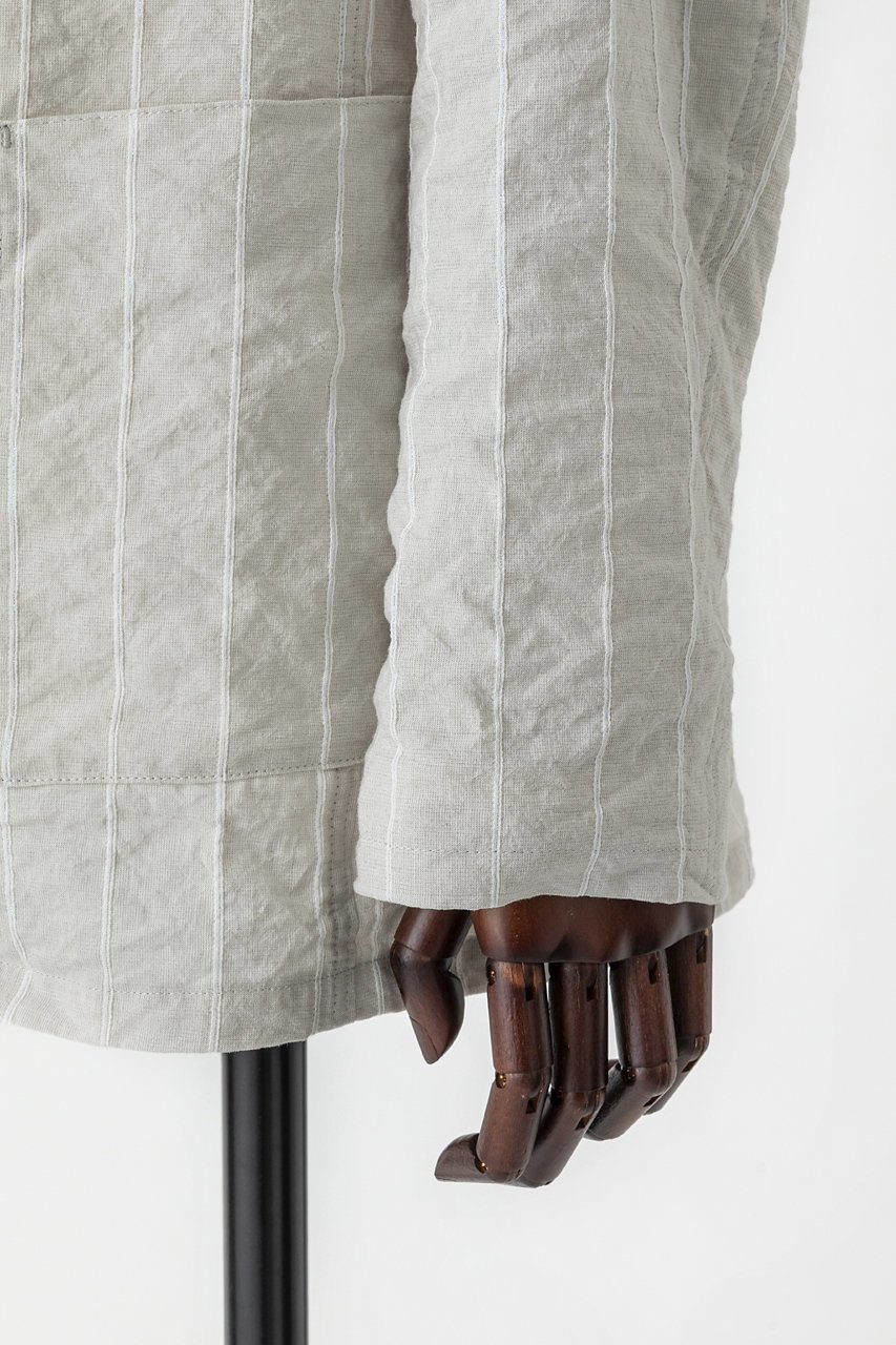 【オーヴィル/EAUVIRE】のテクニカルワッシャーストライプジャケット 人気、トレンドファッション・服の通販 founy(ファニー) 　ファッション　Fashion　レディースファッション　Fashion for Women　アウター　Coat / Outerwear Collection　レディースジャケット・軽アウター　Jackets　ジャケット　Jacket, Outerwear　ストライプ　Stripe, Striped Pattern　パッチ　Patch, Appliqué　フロント　Front, Front Design　ポケット　Pocket, Pocket Detail　メタリック　Metallic, Shiny Finish　メタル　Metal, Metal Parts　ラグジュアリー　Luxury, Elegant　リラックス　Relax, Relaxed Fit　ワッシャー　Washer, Crinkled Finish　新作・新入荷　New Arrivals / New In　other-5|ID: prp329100004874022 ipo3291000000036354576