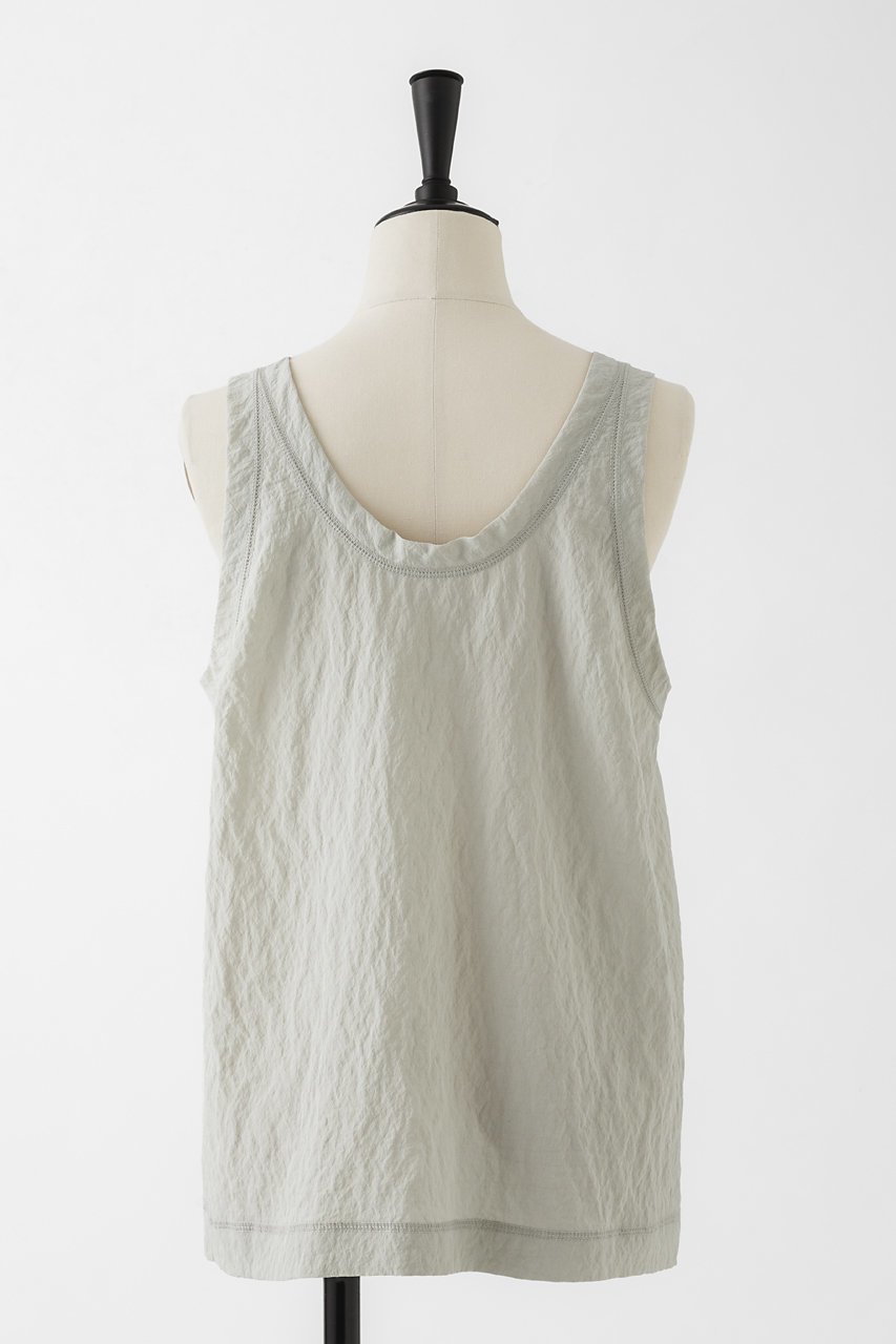 【オーヴィル/EAUVIRE】のシルクナイロンタンクトップ 人気、トレンドファッション・服の通販 founy(ファニー) 　ファッション　Fashion　レディースファッション　Fashion for Women　トップス・カットソー　Cut & Sew Tops　キャミソール&ノースリーブ　Camisoles & Sleeveless Tops　シャツ・ブラウス・オフィスカジュアル　Elegant Blouses & Button-Ups　ロングTシャツ・Tシャツ　Longline T-Shirts & Tees　カットソー・ベーシックTシャツ　Cut-and-Sewn Tops / Stretch Tees & Basics　キャミソール　Camisole, Spaghetti Strap Top　シルク　Silk, 100% Silk　タンク　Tank Top, Sleeveless Top　ワッシャー　Washer, Crinkled Finish　新作・新入荷　New Arrivals / New In　other-3|ID: prp329100004874025 ipo3291000000036354592