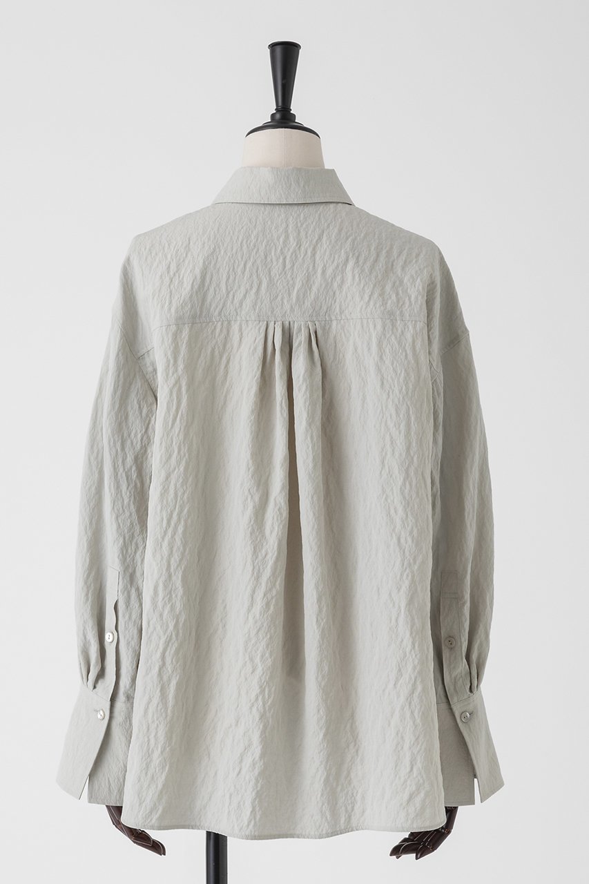 【オーヴィル/EAUVIRE】のシルクナイロンシャツ 人気、トレンドファッション・服の通販 founy(ファニー) ファッション Fashion レディースファッション Fashion for Women トップス・カットソー Cut & Sew Tops シャツ・ブラウス・オフィスカジュアル Elegant Blouses & Button-Ups インナー Innerwear シルク Silk, 100% Silk シンプル Simple, Minimal ジャケット Jacket, Outerwear スリーブ Sleeve, Long Sleeve / Short Sleeve ロング Long, Long-Length ワッシャー Washer, Crinkled Finish 新作・新入荷 New Arrivals / New In other-3|ID: prp329100004874026 ipo3291000000036354613