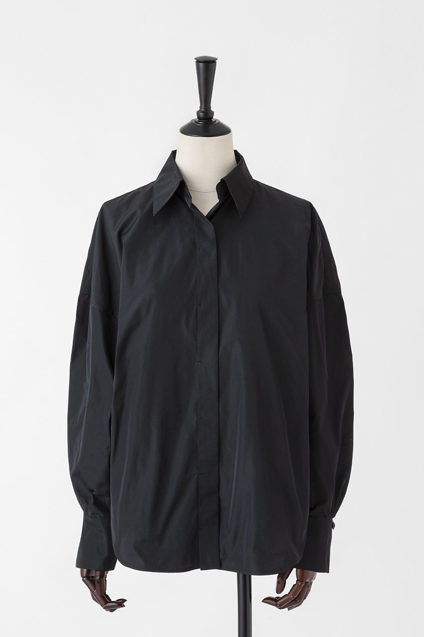 【オーヴィル/EAUVIRE】のタフタドルマンシャツ インテリア・キッズ・メンズ・レディースファッション・服の通販 founy(ファニー) ファッション Fashion レディースファッション Fashion for Women トップス・カットソー Cut & Sew Tops シャツ・ブラウス・オフィスカジュアル Elegant Blouses & Button-Ups イタリア Italy シルク Silk, 100% Silk スリーブ Sleeve, Long Sleeve / Short Sleeve タフタ Taffeta, Structured Fabric ロング Long, Long-Length 人気 Popular, Best Seller 新作・新入荷 New Arrivals / New In ブラック|ID: prp329100004874029 ipo3291000000036354628