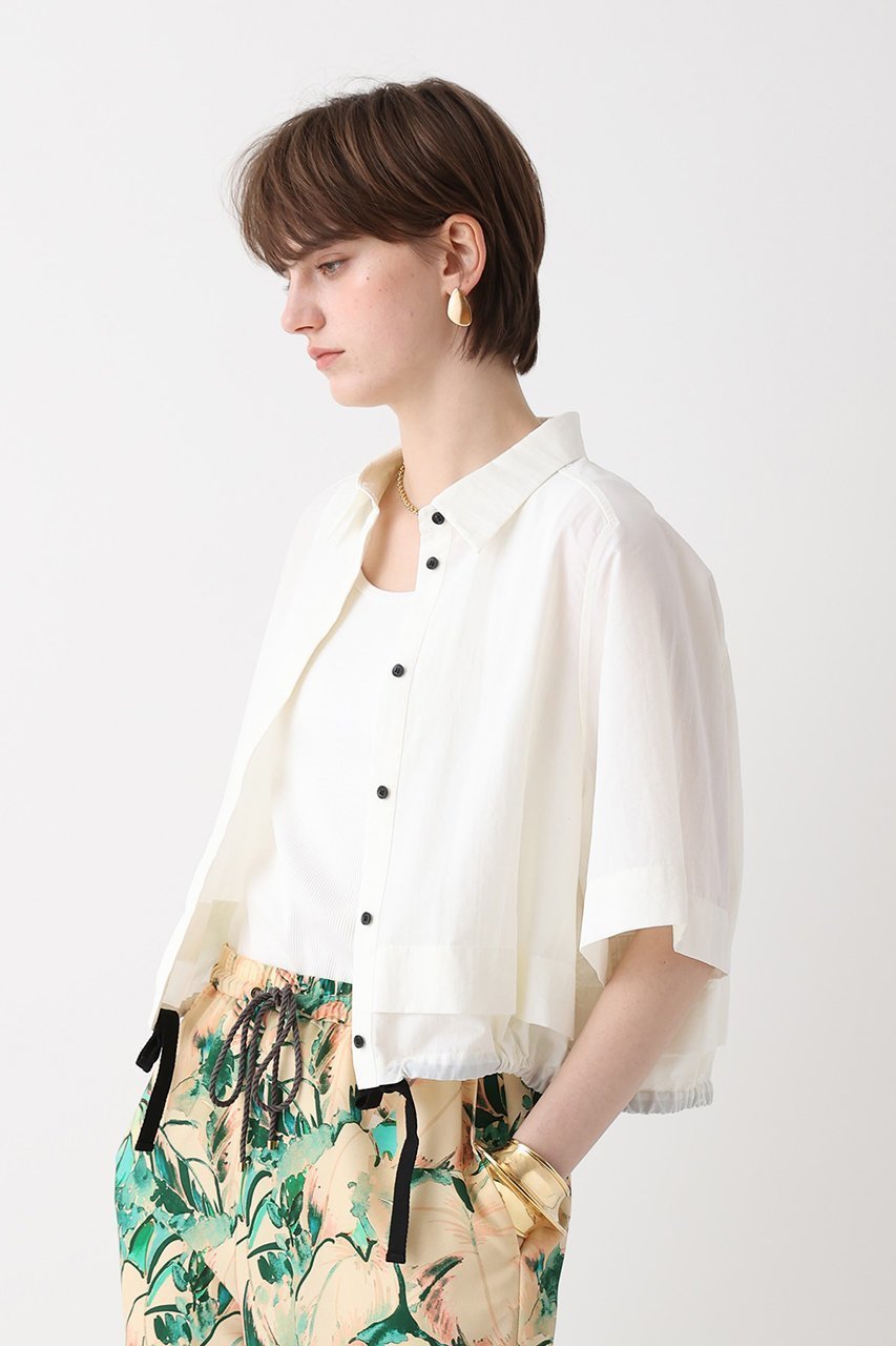 【アルアバイル/allureville】のシャツカラーブルゾン 人気、トレンドファッション・服の通販 founy(ファニー) 　ファッション　Fashion　レディースファッション　Fashion for Women　アウター　Coat / Outerwear Collection　レディースジャケット・軽アウター　Jackets　ブルゾンジャケット・スポーティアウター　Blouson Jackets　ジャケット　Jacket, Outerwear　スマート　Smart, Elegant　スリーブ　Sleeve, Long Sleeve / Short Sleeve　ドローコード　Drawcord, Drawstring Cord　フロント　Front, Front Design　ブルゾン　Blouson, Bomber Jacket　新作・新入荷　New Arrivals / New In　other-3|ID: prp329100004874030 ipo3291000000036354650