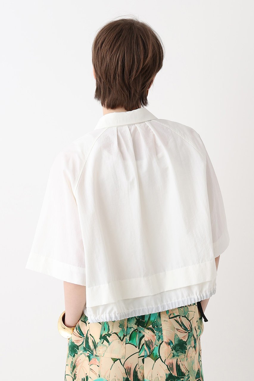 【アルアバイル/allureville】のシャツカラーブルゾン 大人の最旬トレンドファッション＆コーディネート founy(ファウニー) 　ファッション　Fashion　レディースファッション　Fashion for Women　アウター　Coat / Outerwear Collection　レディースジャケット・軽アウター　Jackets　ブルゾンジャケット・スポーティアウター　Blouson Jackets　ジャケット　Jacket, Outerwear　スマート　Smart, Elegant　スリーブ　Sleeve, Long Sleeve / Short Sleeve　ドローコード　Drawcord, Drawstring Cord　フロント　Front, Front Design　ブルゾン　Blouson, Bomber Jacket　新作・新入荷　New Arrivals / New In　other-4|ID: prp329100004874030 ipo3291000000036957984