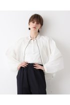 【アルアバイル/allureville】のトランスペアレントコクーンブルゾン オフホワイト|ID: prp329100004874032 ipo3291000000036354659