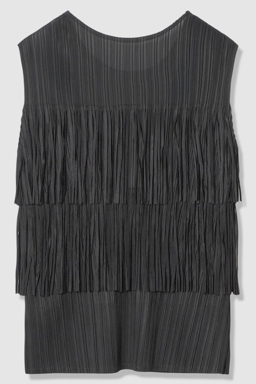 【アルアバイル/allureville】のプリーツフリンジプルオーバー 人気、トレンドファッション・服の通販 founy(ファニー) ファッション Fashion レディースファッション Fashion for Women トップス・カットソー Cut & Sew Tops キャミソール&ノースリーブ Camisoles & Sleeveless Tops シャツ・ブラウス・オフィスカジュアル Elegant Blouses & Button-Ups ロングTシャツ・Tシャツ Longline T-Shirts & Tees カジュアルプルオーバー・ニットトップス Pullovers & Knit Tops / Casual Pullovers カットソー・ベーシックTシャツ Cut-and-Sewn Tops / Stretch Tees & Basics キャミソール Camisole, Spaghetti Strap Top シンプル Simple, Minimal タンク Tank Top, Sleeveless Top バランス Balance, Style Balance フリンジ Fringe, Tassel プリーツ Pleats, Pleated ランダム Random, Irregular 新作・新入荷 New Arrivals / New In other-2|ID: prp329100004874038 ipo3291000000036354701