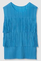 【アルアバイル/allureville】のプリーツフリンジプルオーバー ターコイズ|ID: prp329100004874039 ipo3291000000036354696