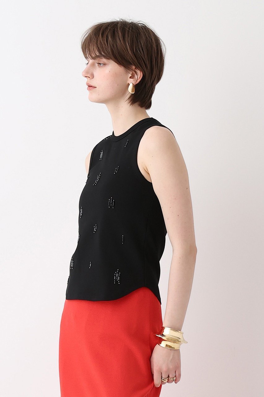 【アルアバイル/allureville】のビジュータンクトップ 人気、トレンドファッション・服の通販 founy(ファニー) ファッション Fashion レディースファッション Fashion for Women トップス・カットソー Cut & Sew Tops キャミソール&ノースリーブ Camisoles & Sleeveless Tops シャツ・ブラウス・オフィスカジュアル Elegant Blouses & Button-Ups ロングTシャツ・Tシャツ Longline T-Shirts & Tees カットソー・ベーシックTシャツ Cut-and-Sewn Tops / Stretch Tees & Basics アメリカン American Style インナー Innerwear キャミソール Camisole, Spaghetti Strap Top ジャケット Jacket, Outerwear スリーブ Sleeve, Long Sleeve / Short Sleeve タンク Tank Top, Sleeveless Top バランス Balance, Style Balance ビジュー Bijou, Jewel-like Accent エレガント 上品 Elegant 新作・新入荷 New Arrivals / New In other-3|ID: prp329100004874040 ipo3291000000036354722