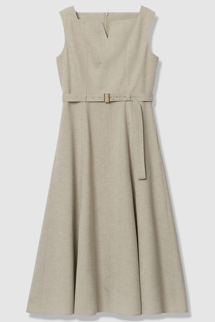 【アルアバイル/allureville】のスクウェアデザインフレアーワンピース インテリア・キッズ・メンズ・レディースファッション・服の通販 founy(ファニー) https://founy.com/ ファッション Fashion レディースファッション Fashion for Women ワンピース Dresses チュニック Tunic Tops & Dresses エレガント 上品 Elegant カーディガン Cardigan, Knitwear ジャケット Jacket, Outerwear スクエア Square, Square Shape チュニック Tunic, Long Top ドレス Dress, One-Piece ノースリーブ Sleeveless, No-Sleeve フィット Fit, Slim Fit フレア Flare, Flared ロング Long, Long-Length 夏 Summer ビジネス 仕事 通勤 Business / Work / Commuting |ID: prp329100004874052 ipo3291000000036939444