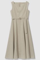 【アルアバイル/allureville】のスクウェアデザインフレアーワンピース ベージュ|ID: prp329100004874052 ipo3291000000036939447