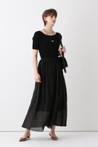 【アルアバイル/allureville】のニットコンビシアオーガンワンピース ブラック|ID: prp329100004874057 ipo3291000000037239491