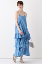 【アルアバイル/allureville】のイレギュラーティアードキャミワンピース ブルー|ID: prp329100004874059 ipo3291000000037038261