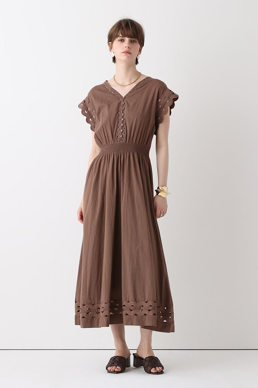 【アルアバイル/allureville】のウェーブレースフレンチスリーブワンピース 人気、トレンドファッション・服の通販 founy(ファニー) 　ファッション　Fashion　レディースファッション　Fashion for Women　ワンピース　Dresses　チュニック　Tunic Tops & Dresses　インド　Indian Textile　ウェーブ　Wavy Pattern　オーガニック　Organic Cotton　サマー　Summer, Summer Style　スリーブ　Sleeve, Long Sleeve / Short Sleeve　チュニック　Tunic, Long Top　ドレス　Dress, One-Piece　フレンチ　French, French Style　レース　Lace, Lace Fabric　ロング　Long, Long-Length　夏　Summer　新作・新入荷　New Arrivals / New In　other-5|ID: prp329100004874060 ipo3291000000036354871