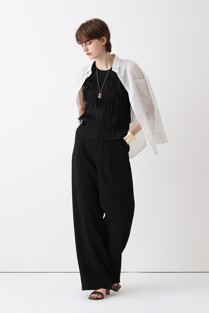 【アルアバイル/allureville】のストライプシアーシャツ 人気、トレンドファッション・服の通販 founy(ファニー) ファッション Fashion レディースファッション Fashion for Women トップス・カットソー Cut & Sew Tops シャツ・ブラウス・オフィスカジュアル Elegant Blouses & Button-Ups なめらか Smooth, Silky Texture キュプラ Cupro, Eco Fabric シルク Silk, 100% Silk ストライプ Stripe, Striped Pattern スリーブ Sleeve, Long Sleeve / Short Sleeve パッチ Patch, Appliqué ポケット Pocket, Pocket Detail ロング Long, Long-Length エレガント 上品 Elegant 切替 Switching, Contrast Panel 新作・新入荷 New Arrivals / New In other-3|ID: prp329100004874064 ipo3291000000036354891